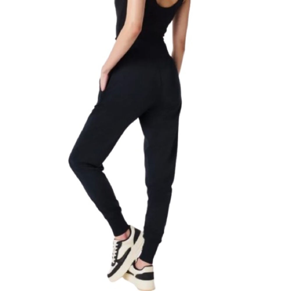 SPANX Black High-Waisted Soft and Smooth Joggers